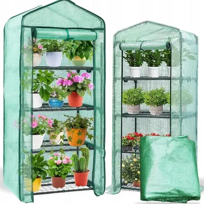Productafbeelding van Tuinkas, Balkon, Terras, Voor Balkon, 69X49X160 Cm, Folie, Gesloten
