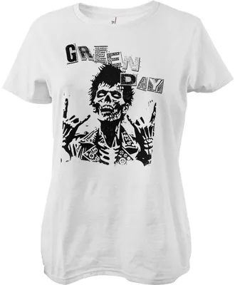 Immagine prodotto di Maglietta da donna Green Day Billy Joe Zombie White L