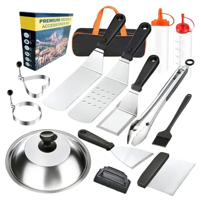 Produktbild von Tragbares Grillwerkzeug-Set, 14-teilig