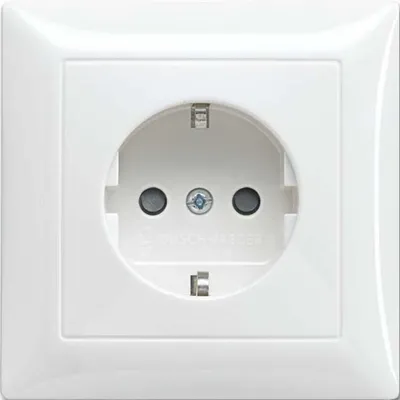 Produktbild von BJ balance SI Schuko Voll 20 EUJB-914 mit erh. Ber.-sch. / alpinweiß