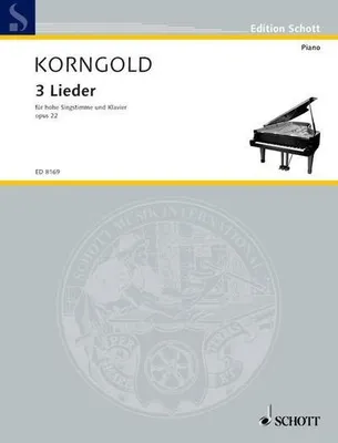 Produktbild von 3 Lieder op. 22