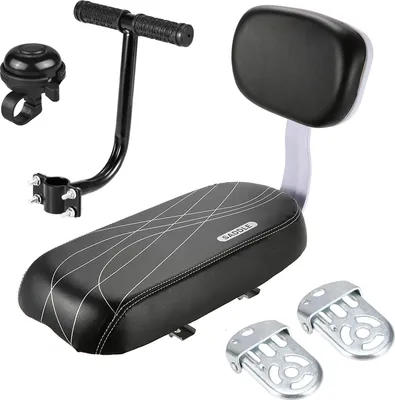Produktbild von Kinderfahrrad-Set mit gepolstertem Rückensitz, Fußstütze, Haltegriff und Sicherheitsgurt