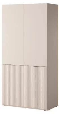Produktbild von Masseno Drehtürenschrank ATELIO 101/200/51 cm Moderner Kleiderschrank für Schlafzimmer 2-türig Beige