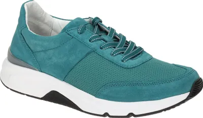Produktbild von Gabor ROLLINGSOFT Damenschuhe - sportliche Schnür- Halbschuhe blau Freizeit