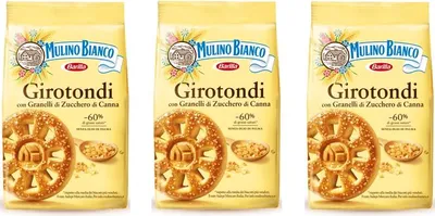 Produktbild von 3x Mulino Bianco Kekse Girotondi 350g Italien biscuits cookies kuchen brioche