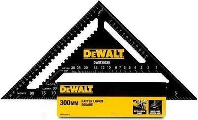 Zdjęcie produktu dla KĄTOWNIK STOLARSKI CIESIELSKI ALUMINIOWY 177MM 7” PRZYMIAR BUDOWLANY DeWALT