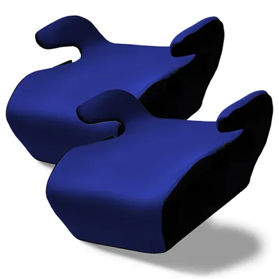 Produktbild von HiTS4KiDS AKRON Kindersitzerhöhung COTI 2er Set (Blau) – Sitzerhöhung für Kinder von 126–150 cm – e Sicherheit nach Norm R129