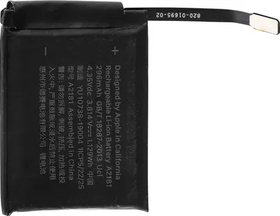 Obrázek produktu pro Náhradní baterie pro Apple Watch Series 5 / SE (44 mm), přídavná baterie 296 mAh - Černá