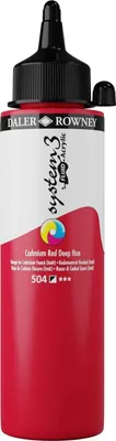 Produktbild von Daler Rowney System3 Acrylfarbe Cadmium Red Deep Hue 250 ml 1 Stck