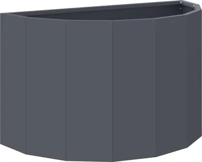 Produktbild von vidaXL Pflanzkübel Anthrazit 60 x 30 x 35 cm Stahl
