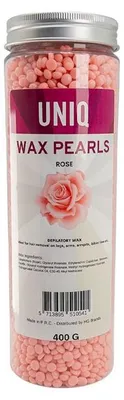 Image de Perles de cire UNIQ Rose 400 g - Perles de cire dure pour l'épilation