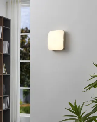 Image de Eglo LED Wandleuchte Deckenlampe Cupella Nickel-Matt 16x16cm 11W 950lm Warmweiß 3000K