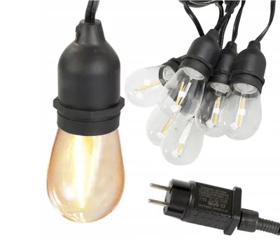 Zdjęcie produktu dla Łańcuch świetlny LED wiszący WW 20szt 20m IP44 ML1530020