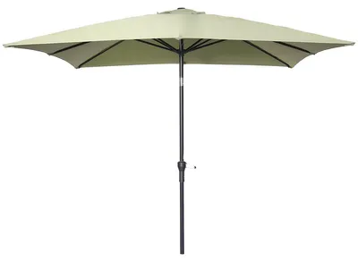 Produktbild von Garden Impressions Lotus Sonnenschirm - 250x250 cm - carbon black - olive