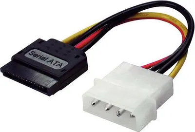 Produktbild von SATA-Stromversorgungsadapter St. 5,25"/SATA 0,15m