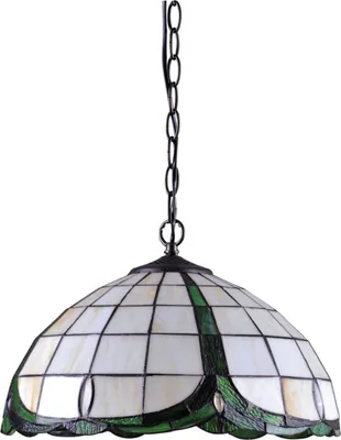 Zdjęcie produktu dla Lampa wisząca PAPI multikolor 1xE27x60W szkło witrażowe wym:115x40x40cm IP20 Kaja