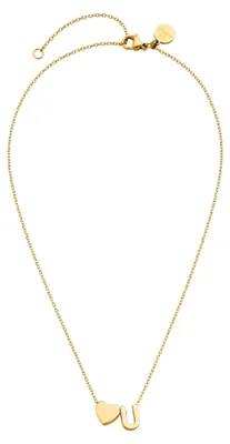 Produktbild von Purelei Kette mit Buchstaben (U/Gold) Damen Halskette aus Edelstahl