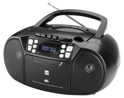 Produktbild von Dual DAB-P 210 DAB+ CD-Boombox mit Kassette und USB - Schwarz