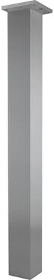 Produktbild von SIMAUSROM Tischfuß 70 x 70 x 720 mm Aluminium gebürstet