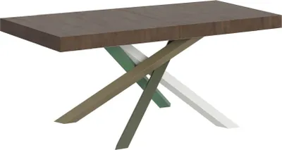 Produktbild von Ausziehbarer Tisch 90x120/224 cm Volantis Premium Walnussgestell 4/A