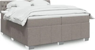 Produktbild von Maison Exclusive - Boxspringbett mit Matratze Taupe 200x200 cm Stoff