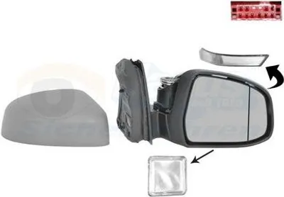 Zdjęcie produktu dla Lusterko Zewnętrzne Ford Focus Iii 07.10- Pr