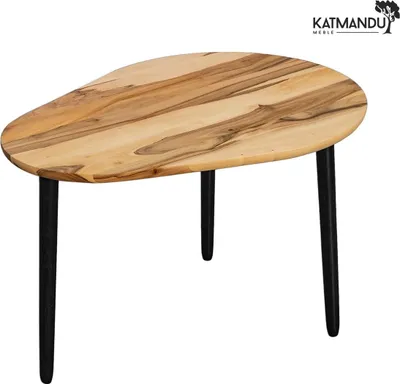 Produktbild von Awokado Couchtisch aus massivem Walnussholz, modern im Loft-Design