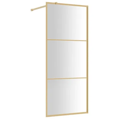 Obrázok produktu pre vidaXL Sprchová zástena pre sprchovací kút s priehľadným sklom ESG Golden 80x195cm