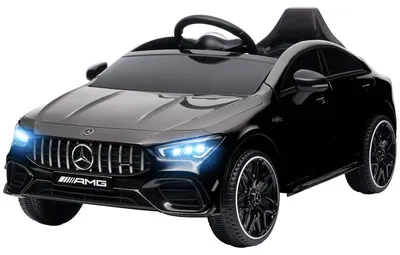 Obrázok produktu pre Mercedes-AMG CLA 45, elektrické autíčko pre deti | Farba: Čierna | Rozmery: 61 x 110 x 45 cm
