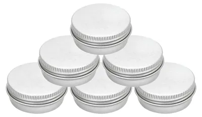Produktbild von 6 Aluminium-Dose rund mit Deckel leer Metalldosen Schachtel Variantenwahl