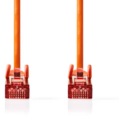 Imagen del producto de Nedis CCGL85221OG10, 1 metro, Cat6, S/FTP (S-STP), RJ-45, RJ-45, color naranja