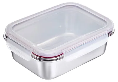 Productafbeelding van WESTMARK Roestvrijstalen lunchbox / vershoudcontainer, 1,3 liter