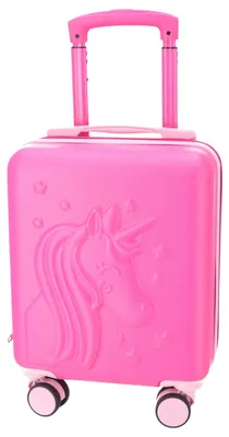 Produktbild von TheTrueC Kinder Koffer Underseat Einhorn pink