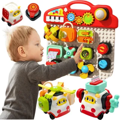 Produktbild von Woopie Baby Montessori Manipulative Board Buntes Aktivitätspanel
