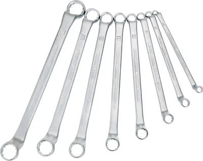 Produktbild von HAZET Doppel-Ringschlüsselsatz 630/8 200mm Chrom-Vanadium-Stahl