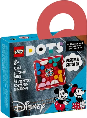 Zdjęcie produktu dla LEGO® DOTS 41963 Naszywka z Myszką Miki i Myszką Minnie