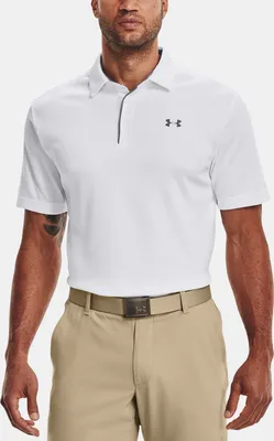 Zdjęcie produktu dla Under Armour męska koszulka polo z krótkim rękawem - 1290140, kolor:Biały, materiał:S