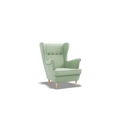 Produktbild von Kindersessel für Kinderzimmer, Ohrensessel für Kinder, bequem, gemütlich, VELO MINI Hellgrün