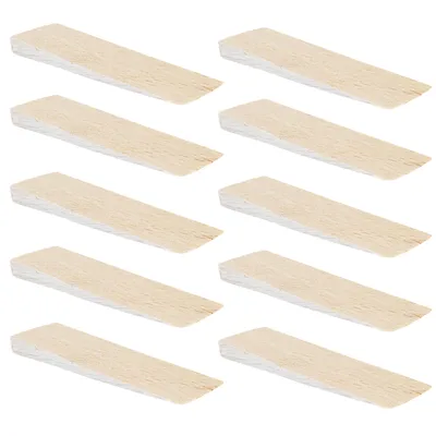 Produktbild von haggiy Hartholzkeile - Unterlegkeile aus Buche natur (LxBxH) 65 x 20 x 6 mm (50 Stk.)