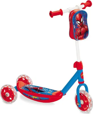 Zdjęcie produktu dla Hulajnoga Trójkołowa Mondo Moja Pierwsza Hulajnoga Spiderman Czerwono/Niebieska