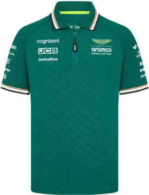 Produktbild von Aston martin f1 2024 herren -team polo shirt green