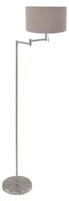 Image de Mexlite - lampadaire - Bella - acier - métal velours tissu - Ø 45cm - E27 - 3879ST