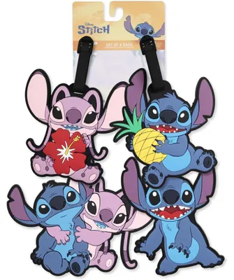 Obrázok produktu pre Nálepky na kufor Disney Stitch & Angel, 4-dielna sada