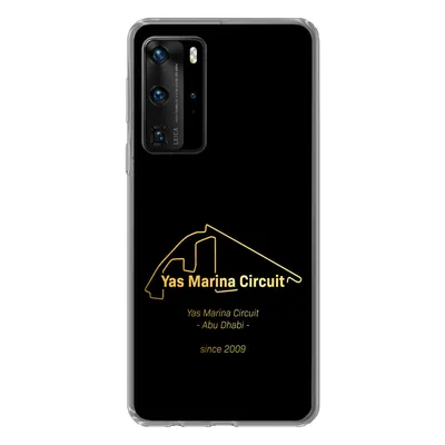 Produktbild von MuchoWow® Handyhülle Schutzhülle Hülle für Huawei P40 Pro F1 - Abu Dhabi - Rennstrecke Silikon Softcase Handy Hülle - Schutz