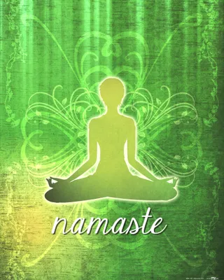 Produktbild von Yoga Kunstdruck Bild - Namaste (50 x 40 cm)