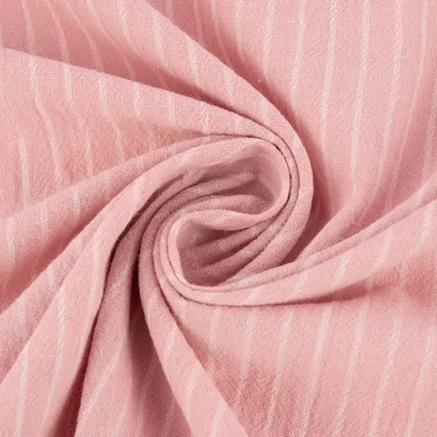 Produktbild von Bekleidungsstoff Meterware Baumwollstoff leichte We Tisla rosa