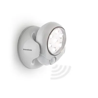 Produktbild von InnovaGoods® LED-Leuchten mit Bewegungssensor Lumact 360°, LED-Raumleuchten de 360 Grad und kompaktes Design, Nachtbeleuchtung, ideal für thehome und Office.