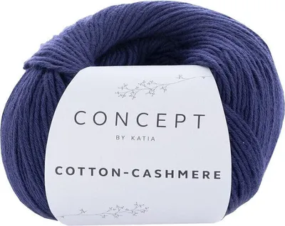 Obrázok produktu pre Katia Bavlna Cashmere 62 Dark Blue Pletacia priadza