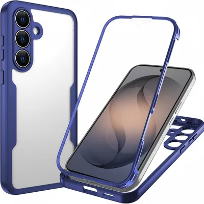Obrázok produktu pre Techsuit – ColorVerse 360 Series + Screen Protector 360° ochranné puzdro s ochranou displeja pre Samsung Galaxy S26 – modré