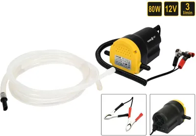 Produktbild von Ölabsaugpumpe 80 W/12 Absaugpumpe Ölwechsel Dieselpumpe Motoröl Heizölpumpe